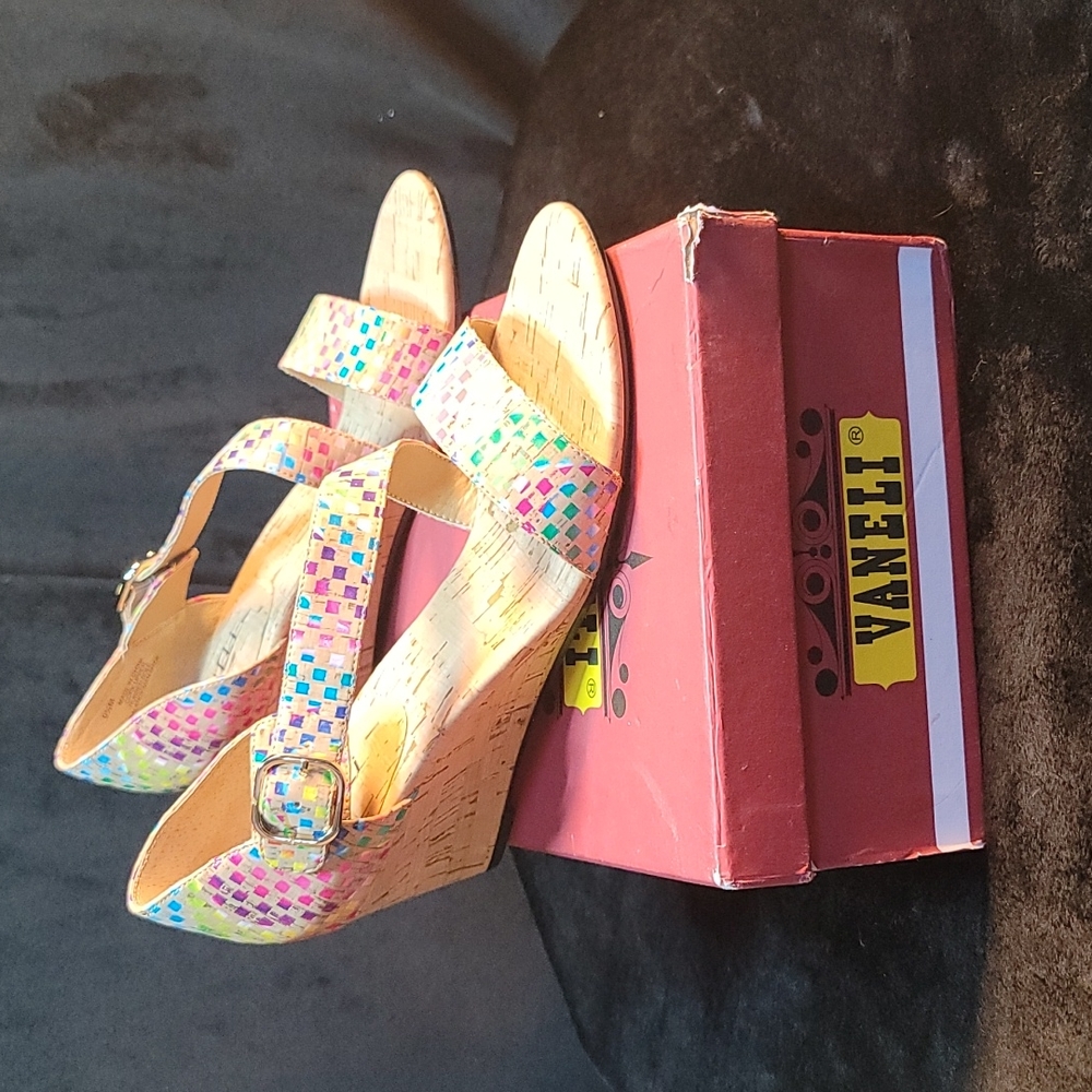 Vaneli - Cork Sandal